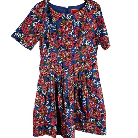 ModCloth Fit & Flare floral dress XL - Picture 2 of 7